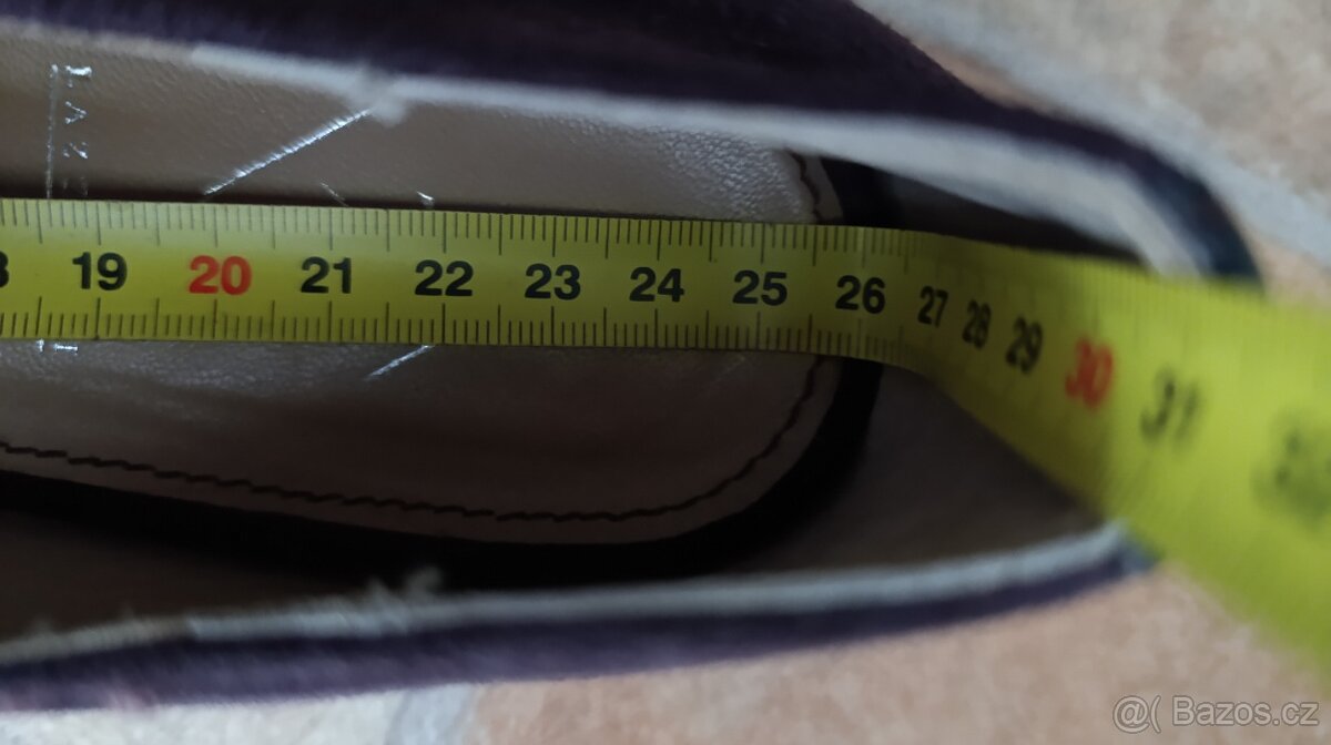 Semišové baleríny Lazzarini vel. 41 - 6