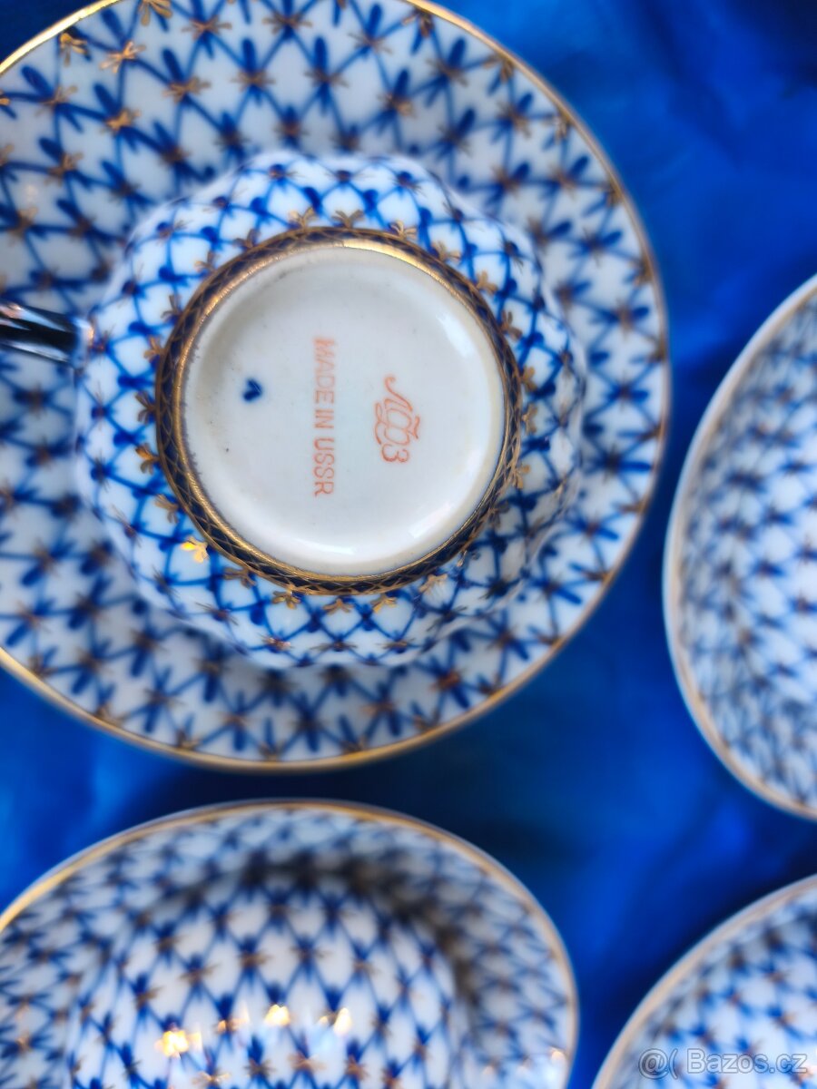 PORCELÁNOVÁ SOUPRAVA LOMONOSOV - 6