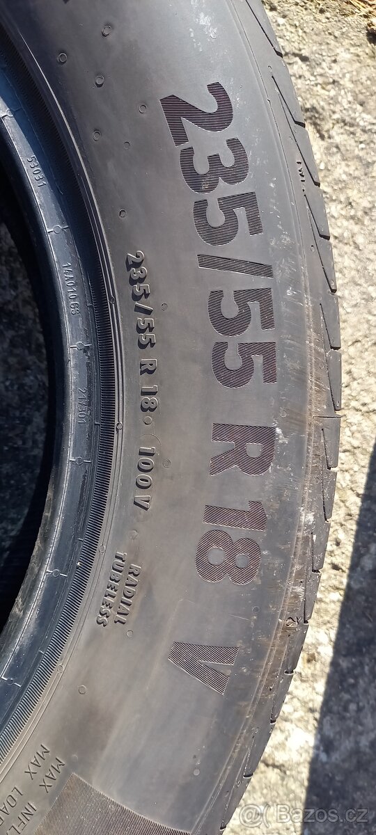 Letní pneu CONTINENTAL 235 55 18 4ks. - 6