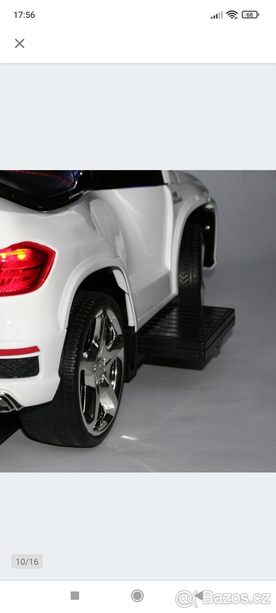 Odrážedlo Jamara Mercedes-Benz AMG GL63 white 2in1 - 6