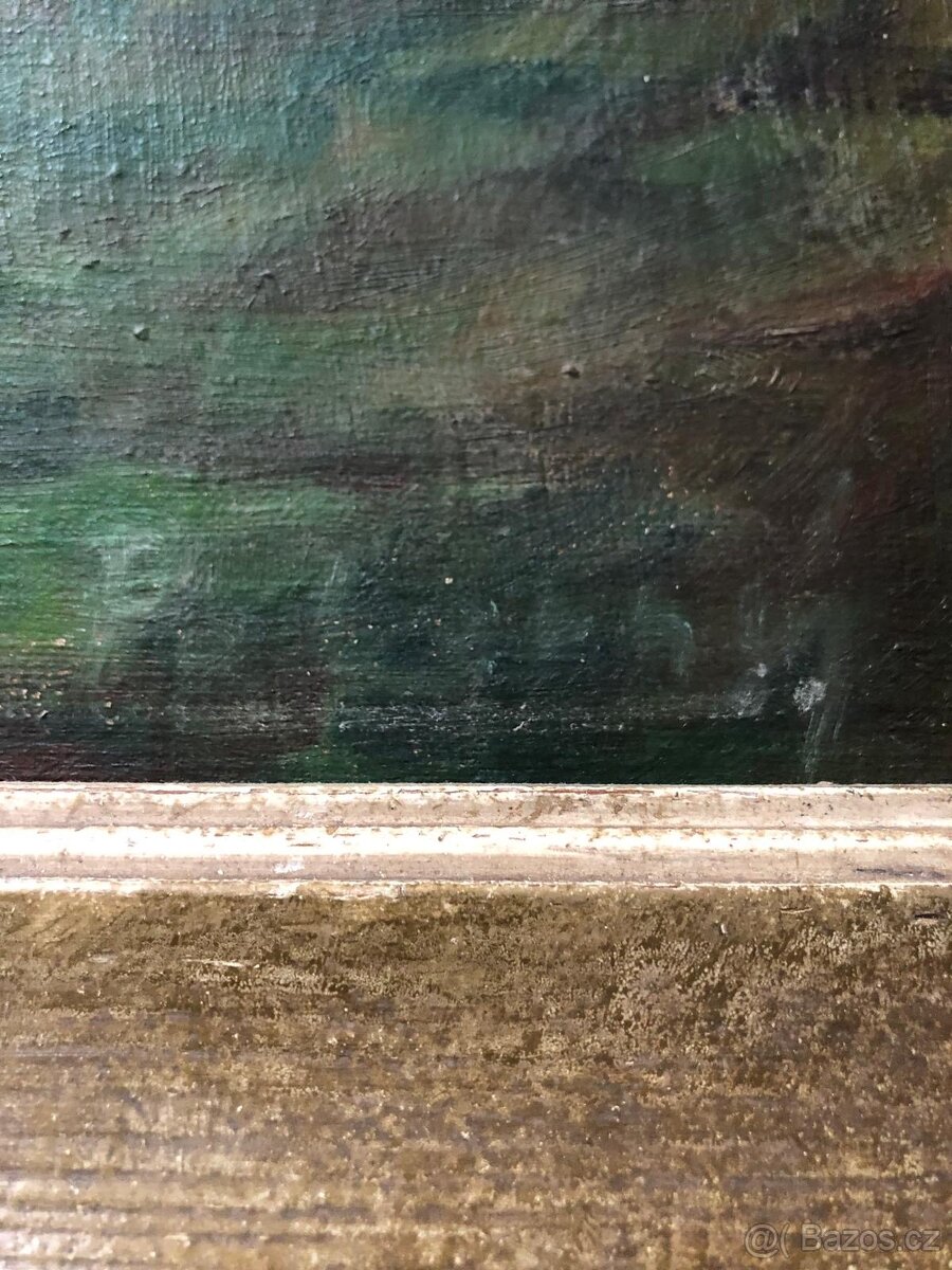 Historické obrazy, zarámované krajinomalby - 6