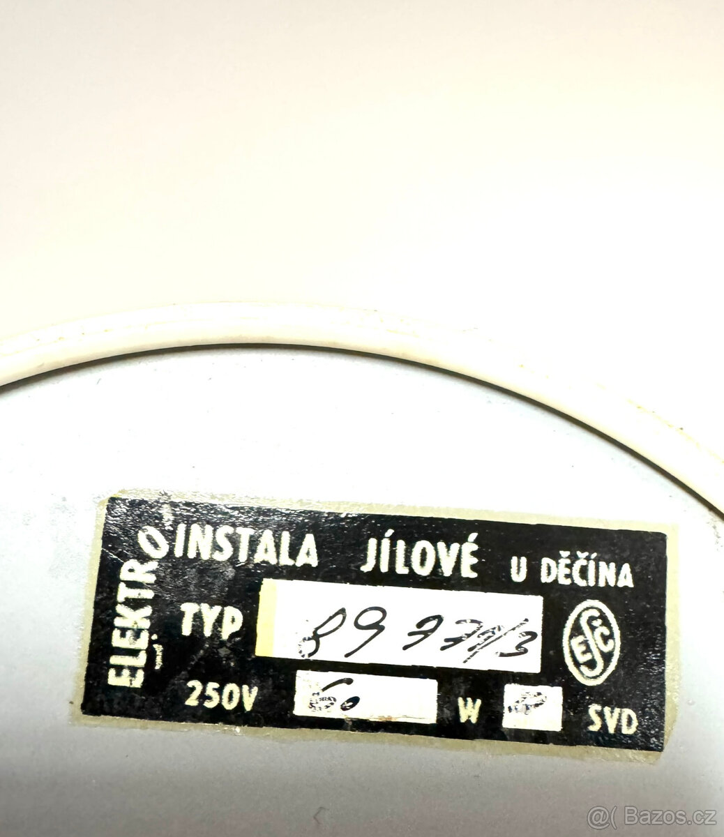 Stolní lampičky – lisované sklo, Československo, 70. léta - 6