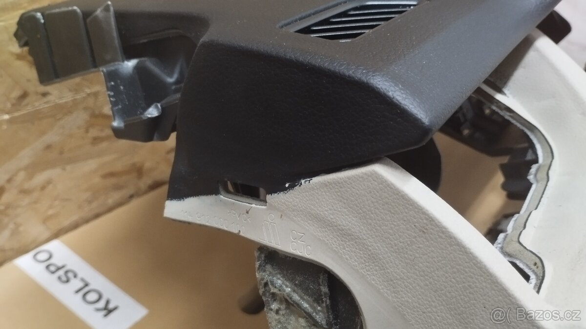 Airbagová sada Škoda Octavia 3 béžová s originální palubkou - 6