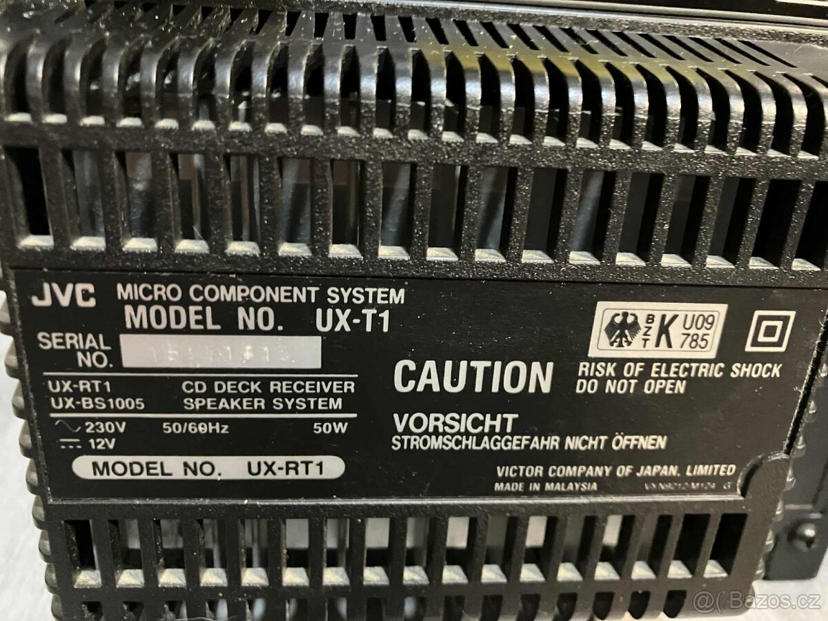 JVC UX-T1 mini hifi věž+repro+d.o. 1994 - 6