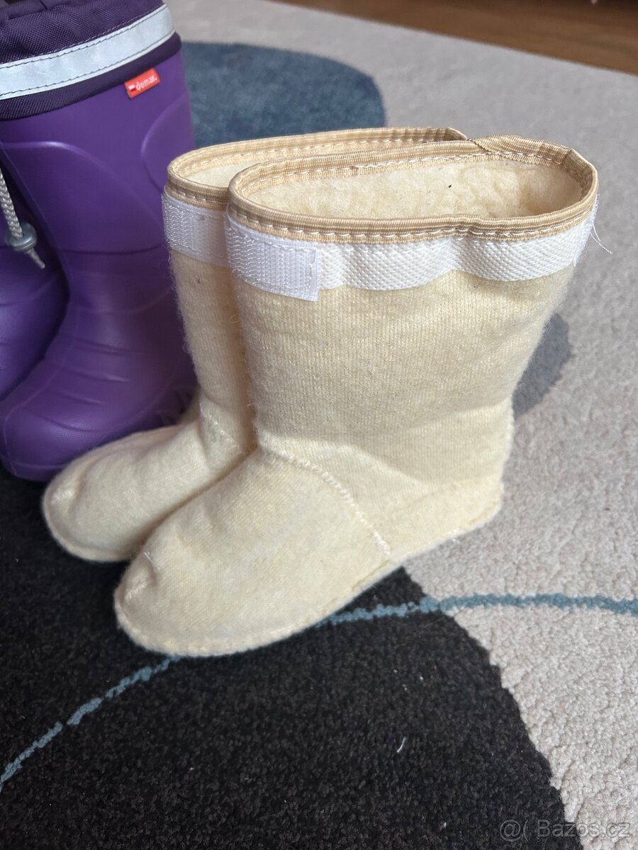 Dětské zateplené holínky Demar vel. 30/31 - 6