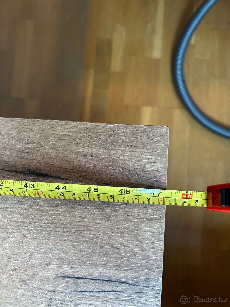 Psací stůl dub / antracit - 6