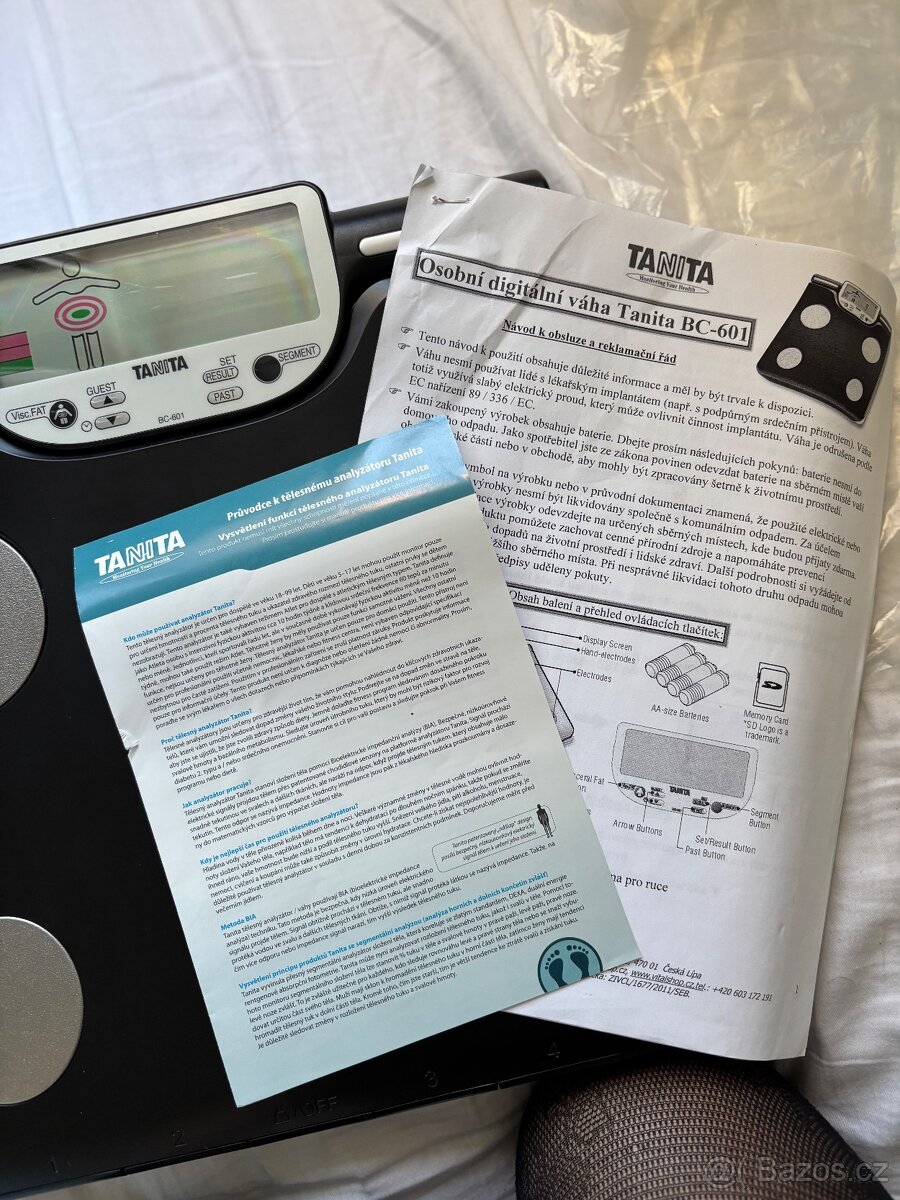 Bioimpedanční váha Tanita BC-601 - 6