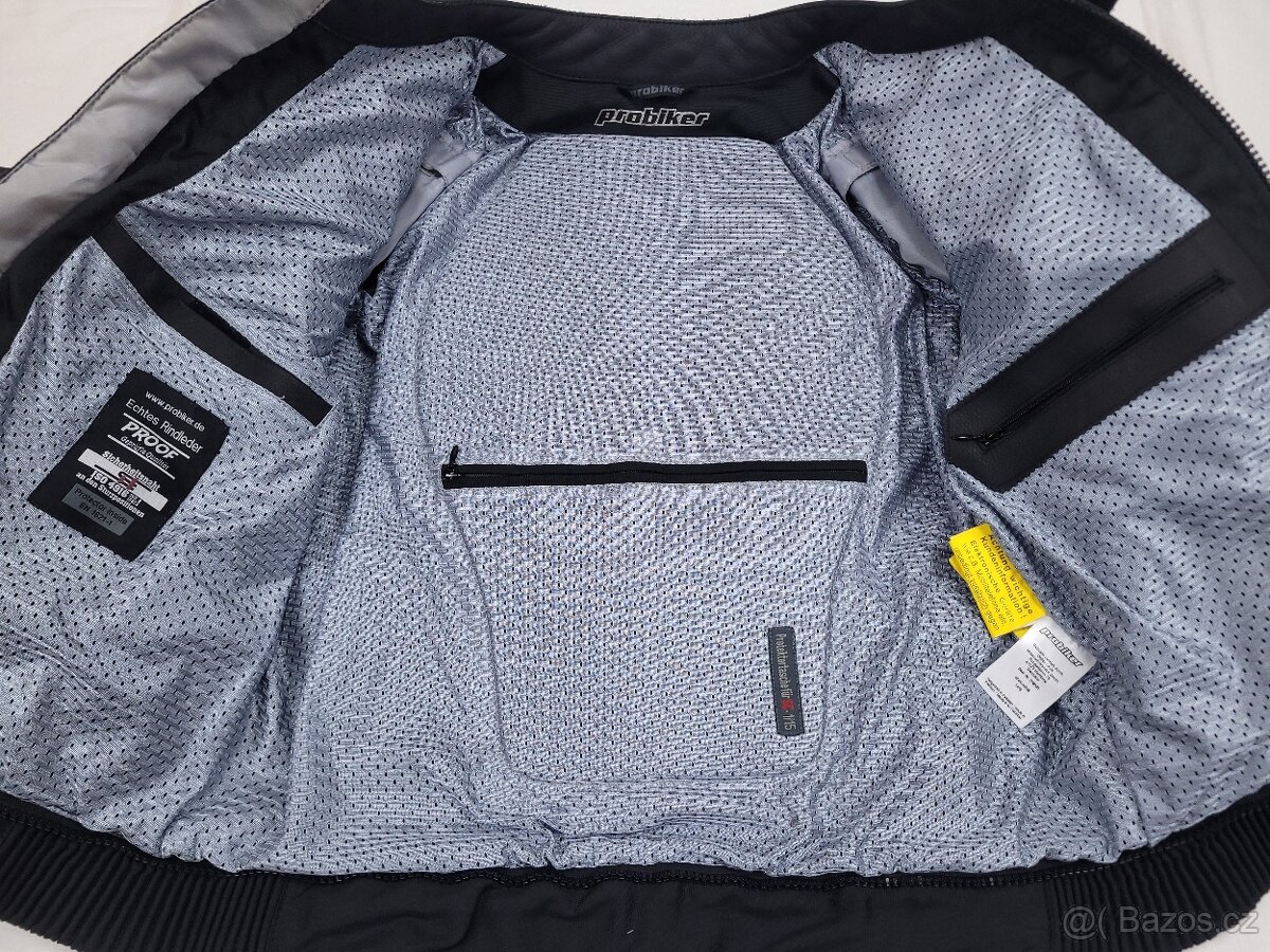 Probiker PRX Black kožená pánska moto kombinéza 56 2XL/XL - 6