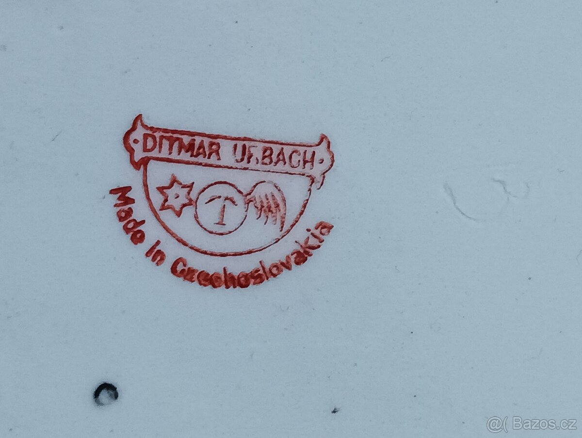 STAROŽITNÉ ART DECO KOŘENKY DITMAR URBACH EXPORT DO FRANCIE - 6