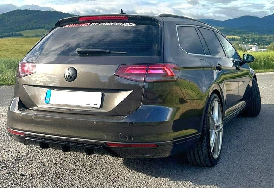 Športový difuzor na zadný nárazník pre VOLKSWAGEN - 6