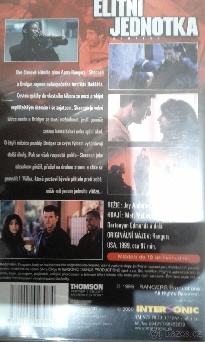 VHS originál kazety 80. a 90. léta - 6