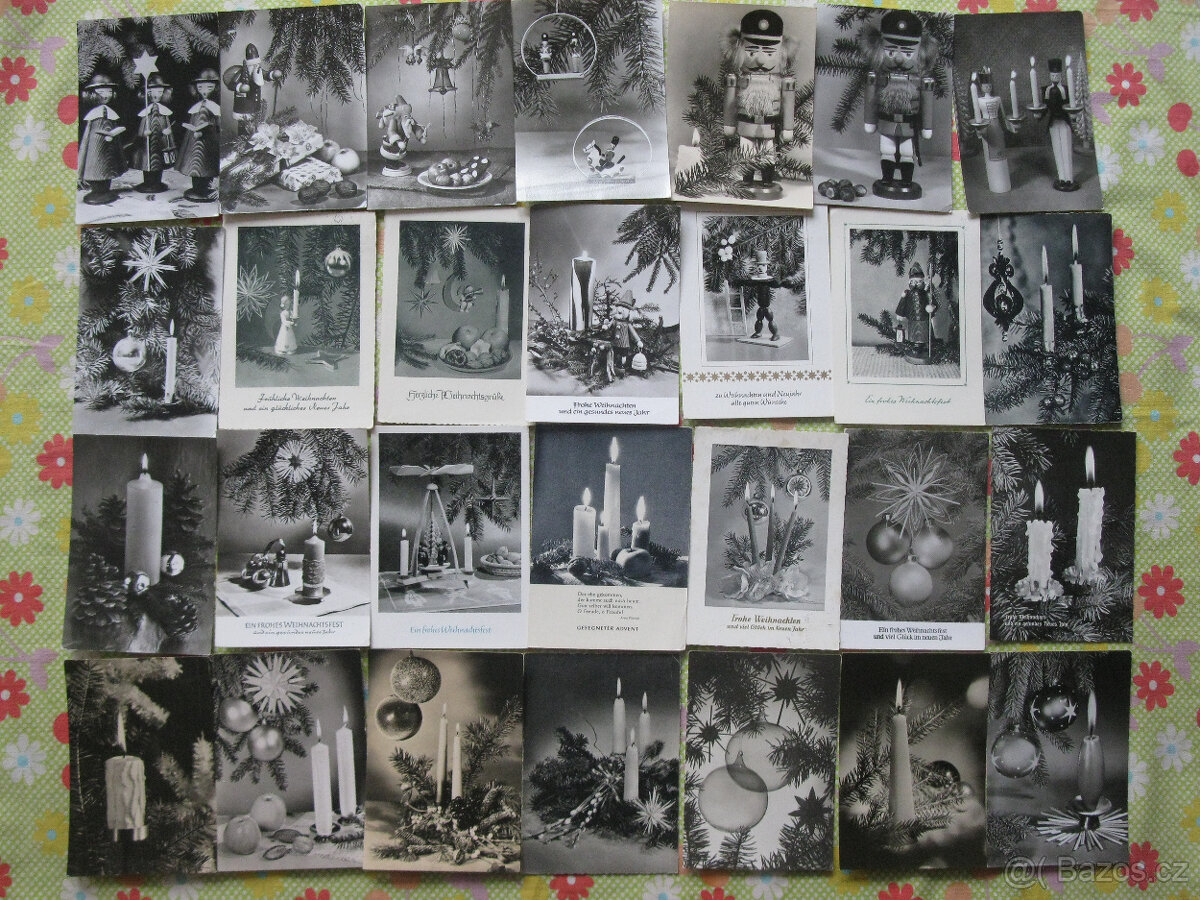 Retro vánoční pohledy - 6