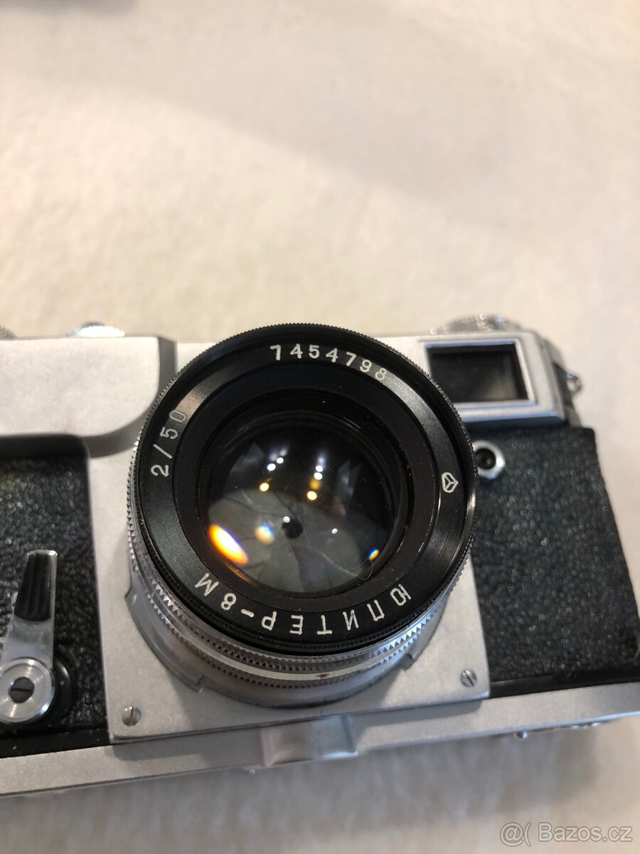 Retro fotoaparát Kiev 4/4A kompletní set - 6