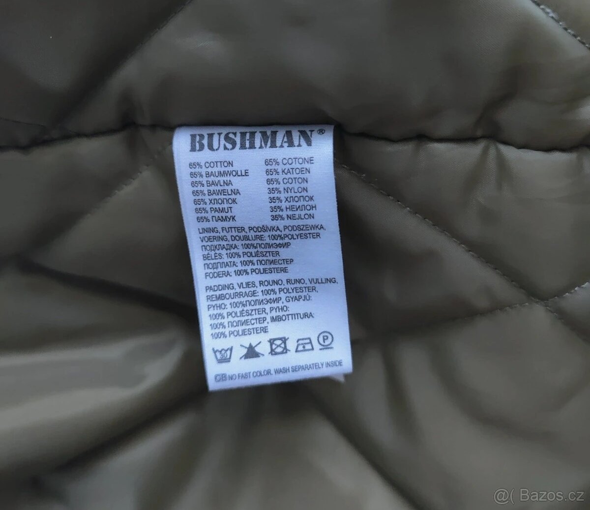 Pánská bunda/parka khaki Bushman - 6