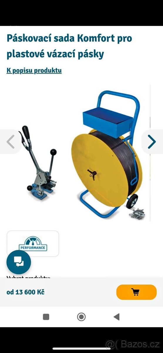 Páskovačka sada vozík - 6