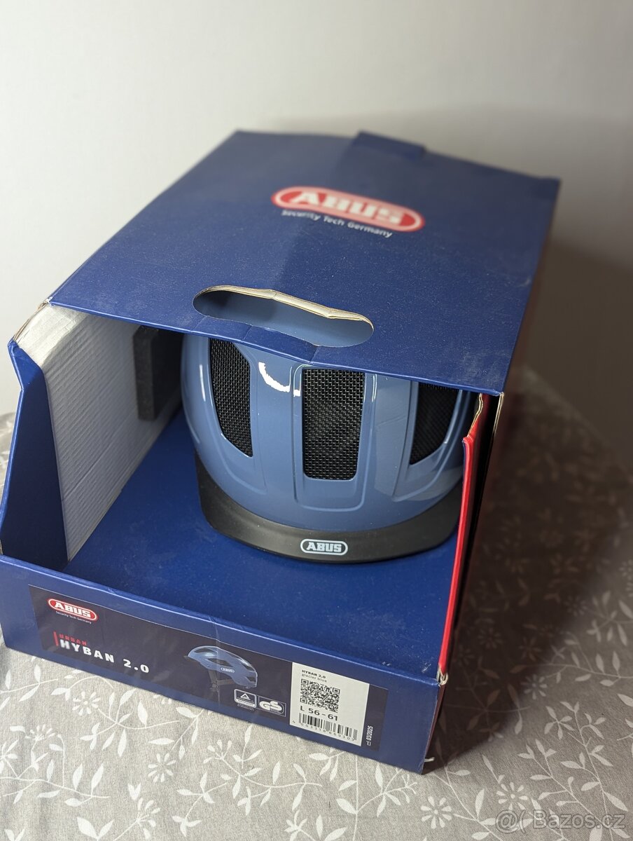 Přilba ABUS Hyban 2.0, glacier blue, size L, nová,rozbalená - 6