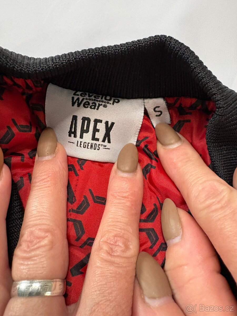 Černý bomber Apex Legends - LevelUp Wear | vel. S - 6