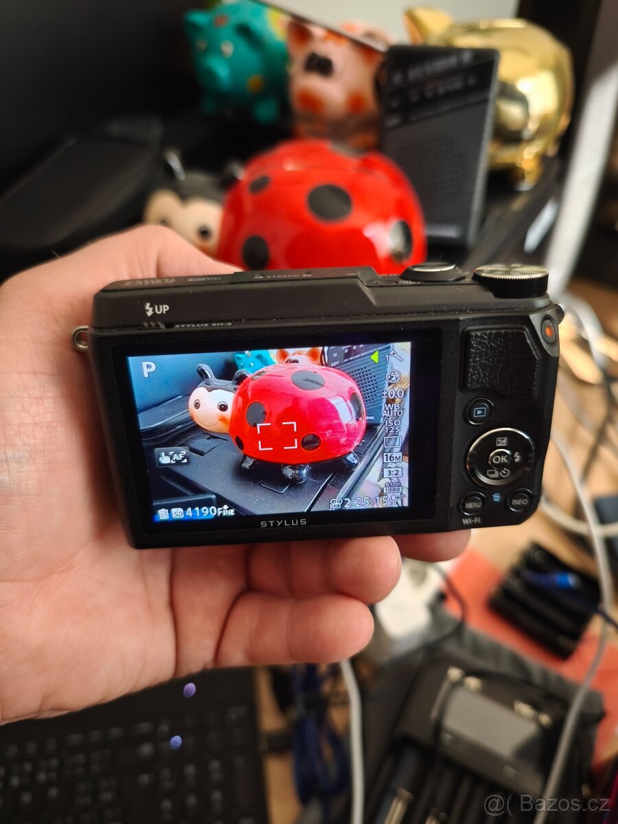 Olympus Stylus SH-2 TOP STAV - 6