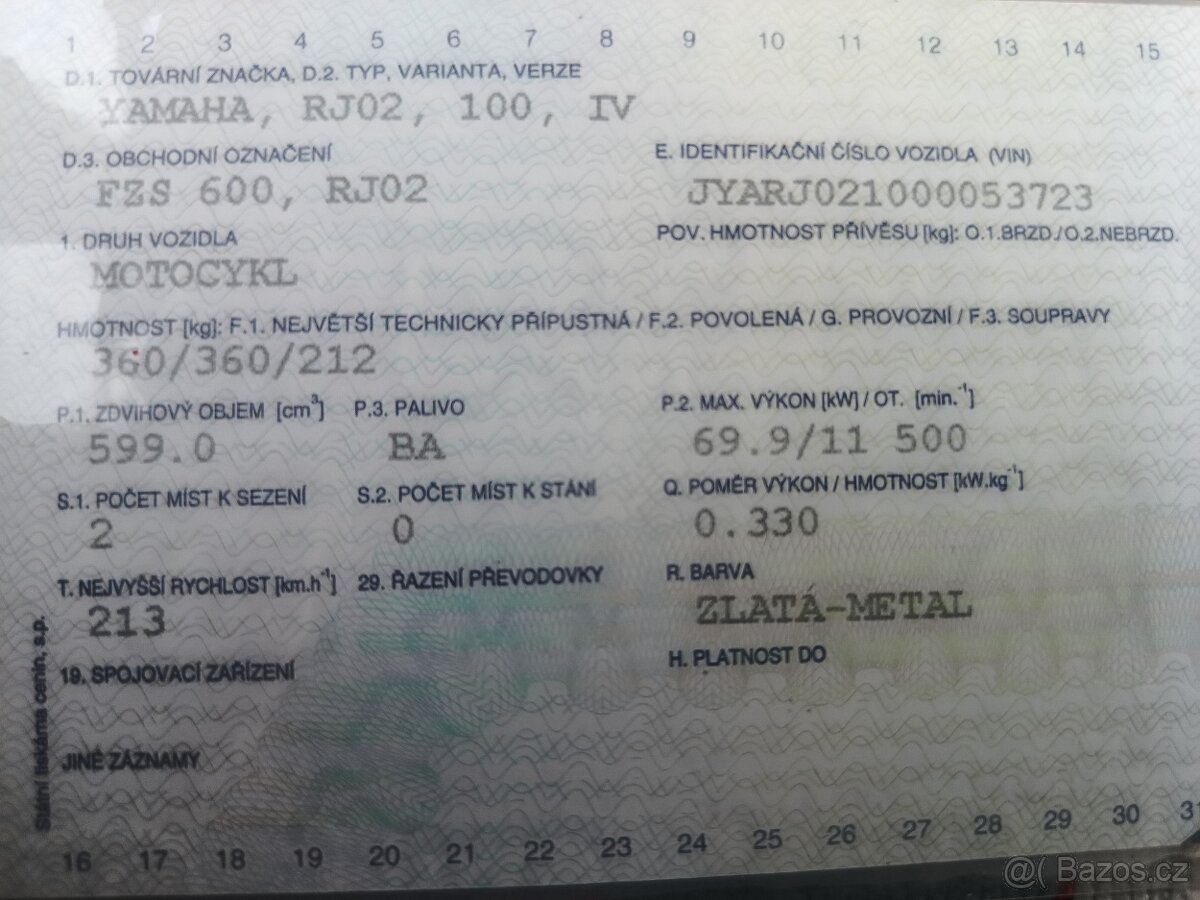 Yamaha FZS 600 Fazer - 6
