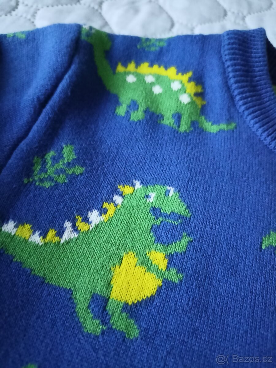 Dětský Dino svetr top stav, vel.128 - 6