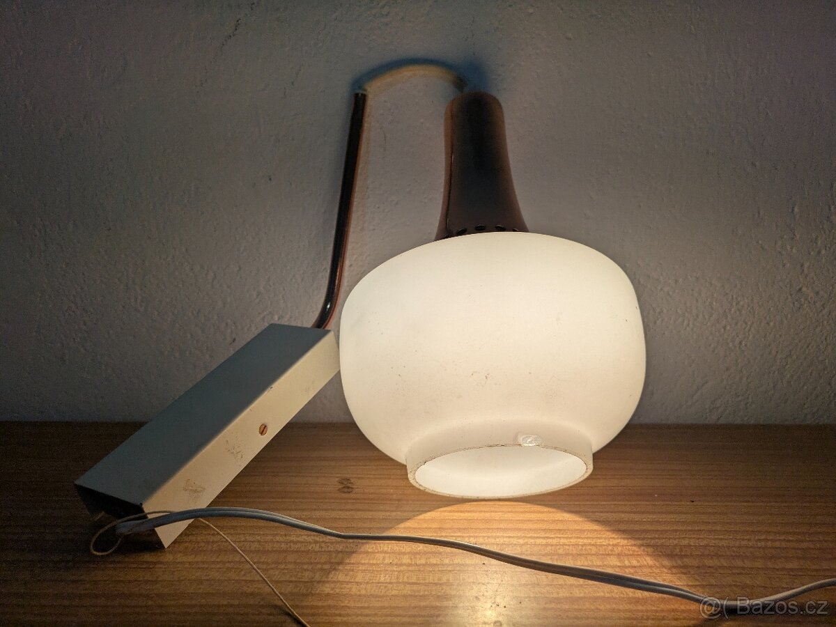 Retro nástěnná lampička AKA DDR - 6