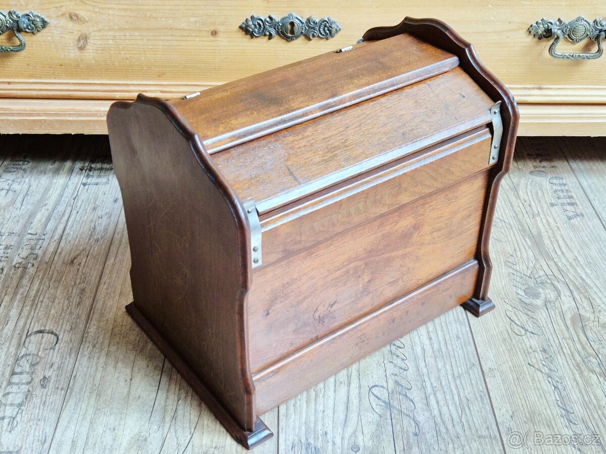 Starožitný hrací stroj, flašinet, The Mechanical Orguinette, - 6