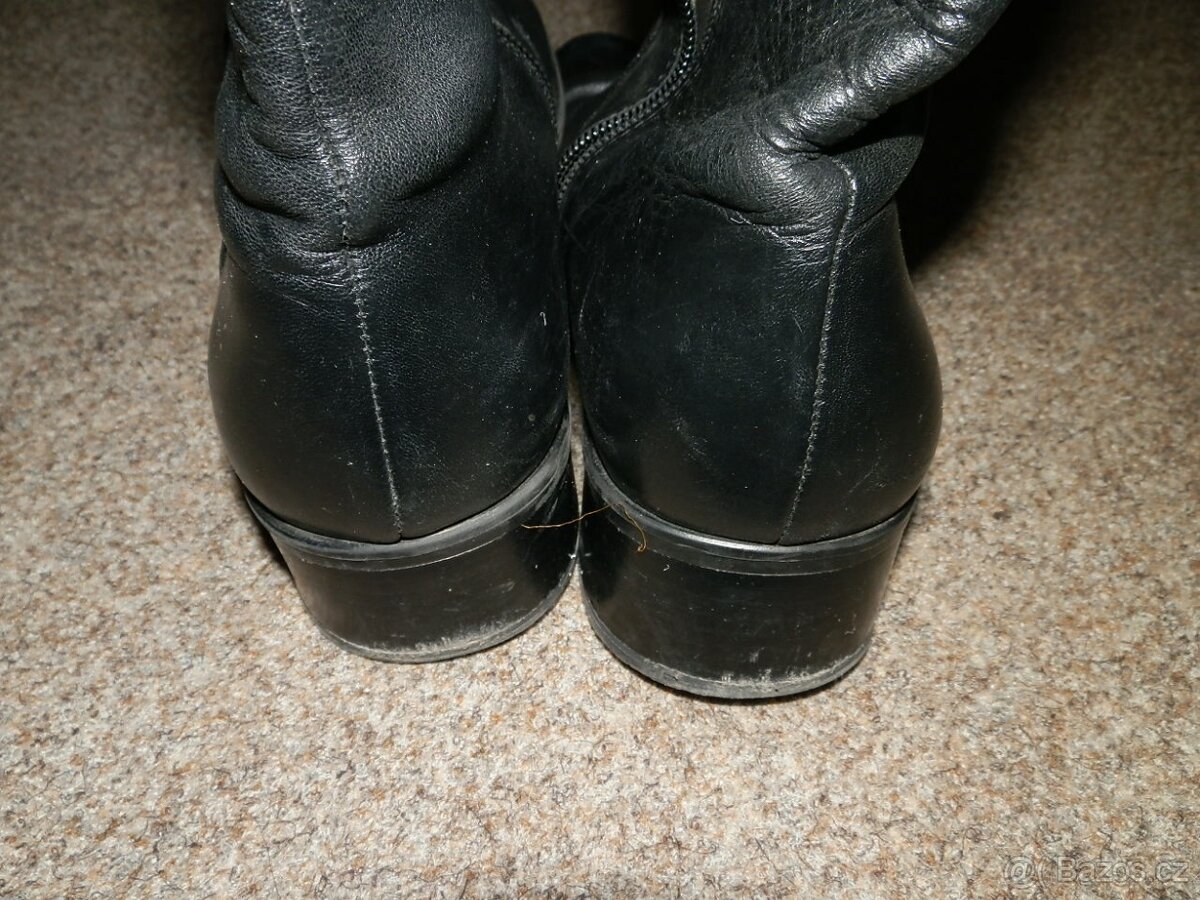 Kožené kozačky zn.Caprice vel.38 - 6