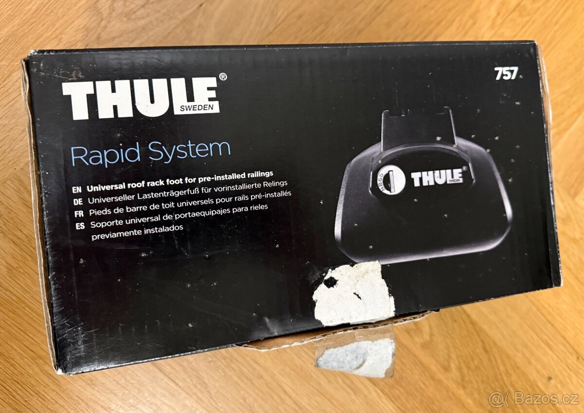 Thule WingBar 118 cm + patky 757 (Superb, Octavia, Passat) - 6