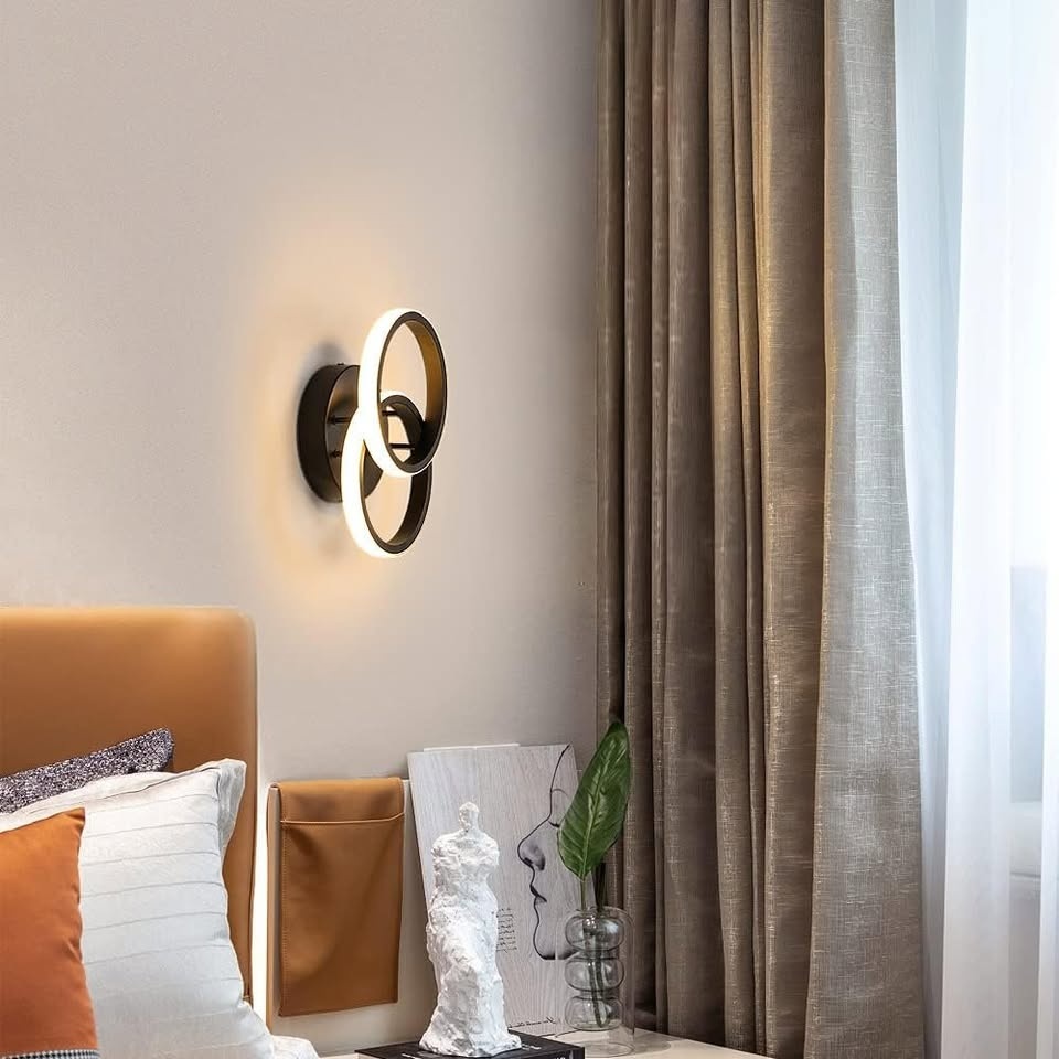 Moderní LED svítidlo - bílé/černé - 6