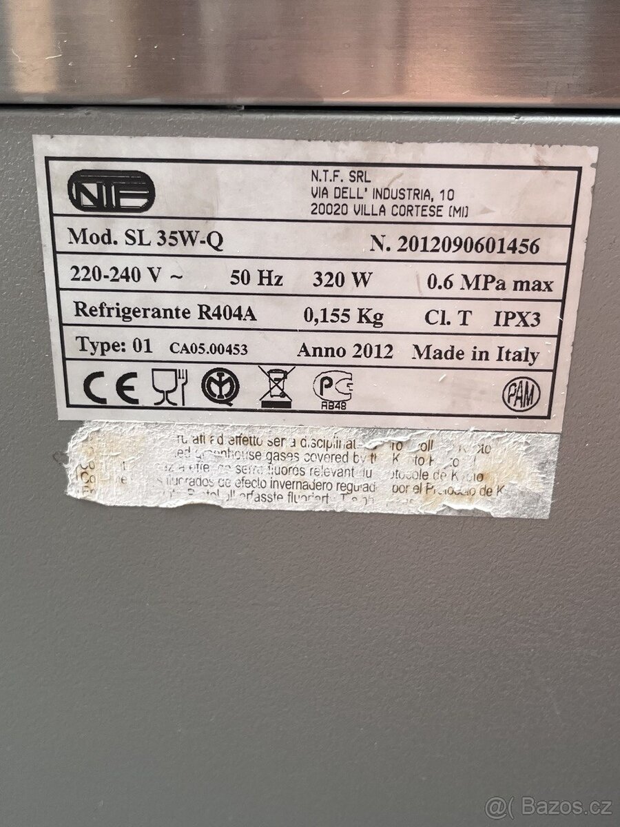 NTF SL 35W-Q Výrobník ledu. Záruka - 6