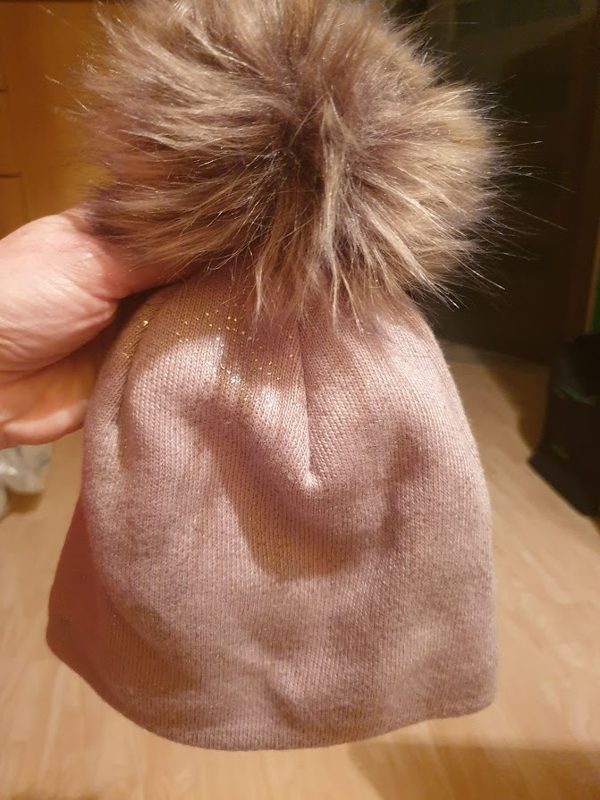 Zimní čepice-mix, bílá souprava čepice+šály z H&M - 6