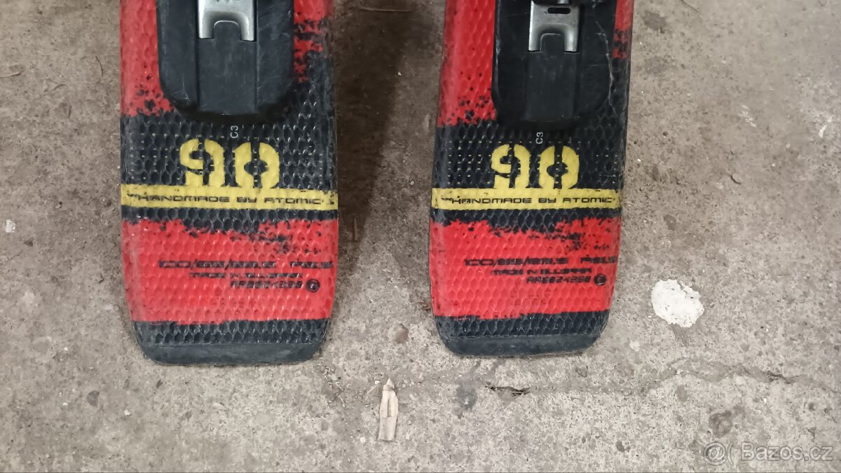 Set dětské lyže Atomic 90 + lyžáky + helma + lyž. souprava - 6