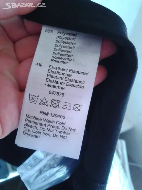 Elegantní sametové společenské šaty 52/54 - 6