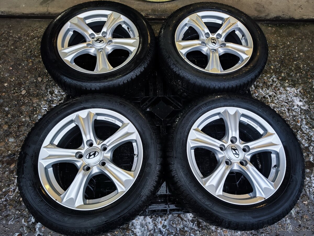 Alu sada =5x114,3= orig. HYUNDAI =s pneu =205/55 R16 - 6