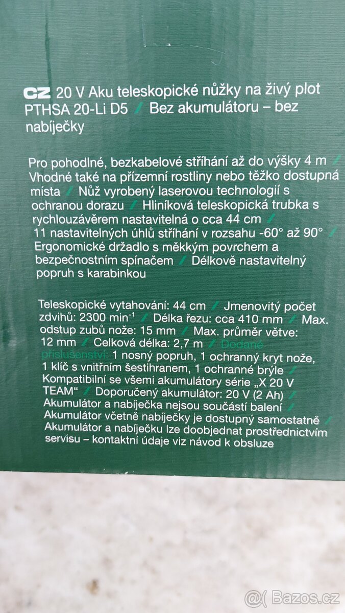 Nůžky na živý plot parkside - 6