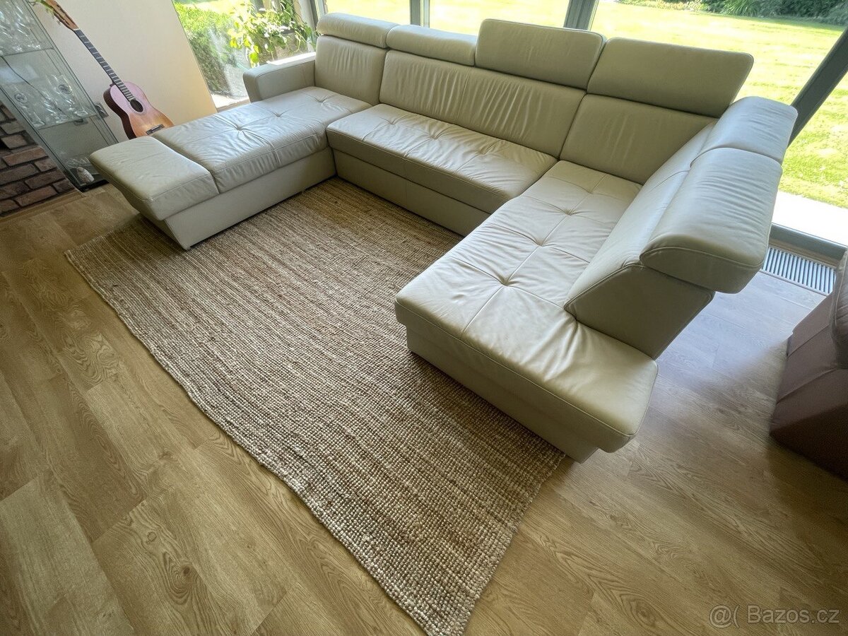 Sedací kožená souprava - 6