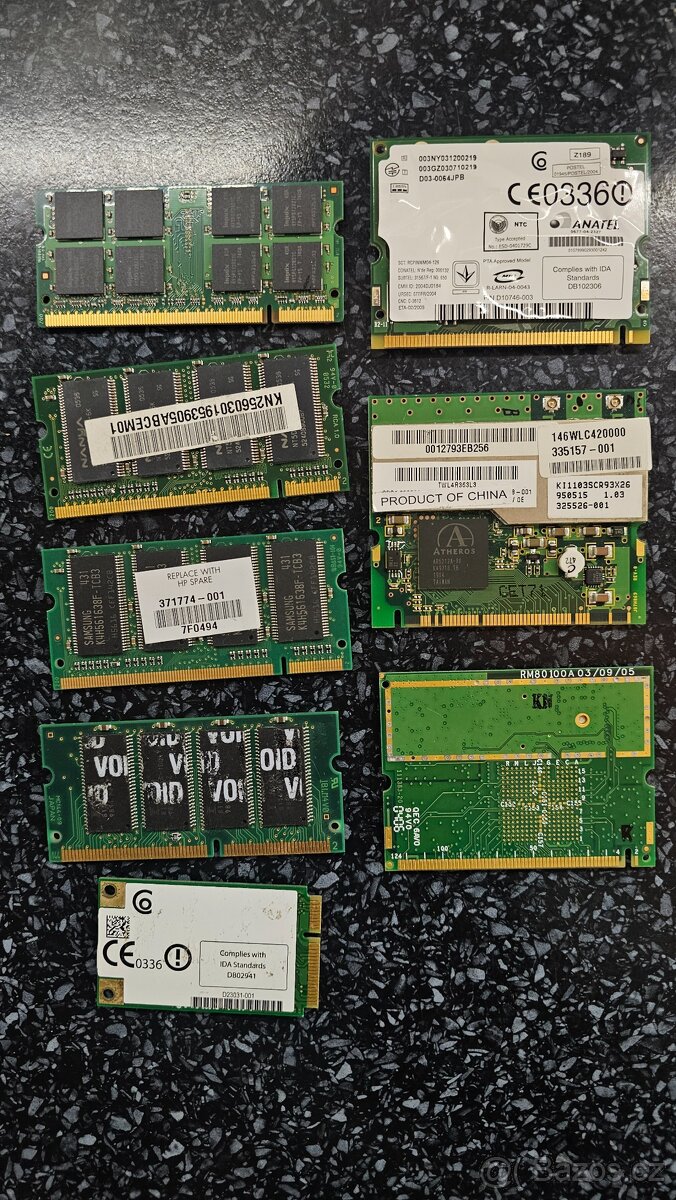 RAM moduly DDR, DDR2 - 6