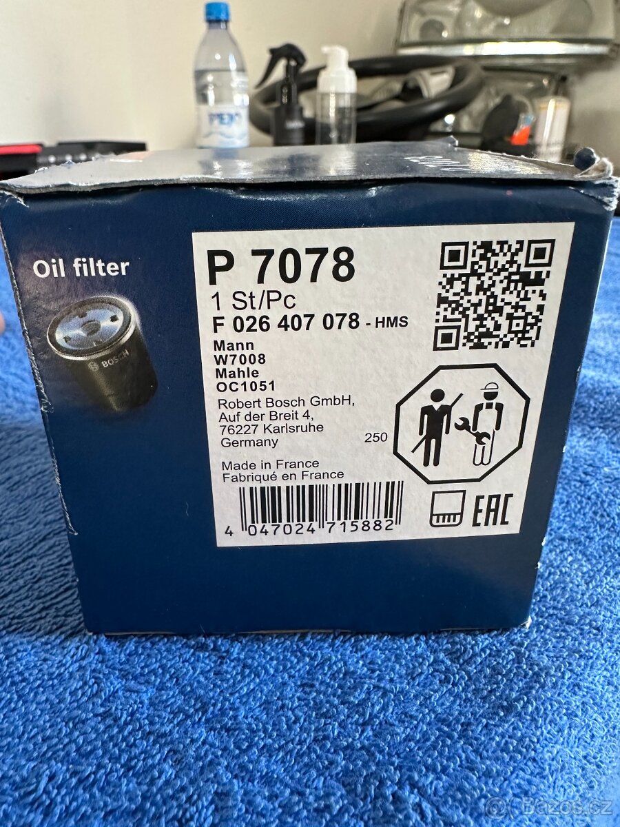 Filtry a těsnění víka GOLF 5 1.6. 75kw apod. - 6