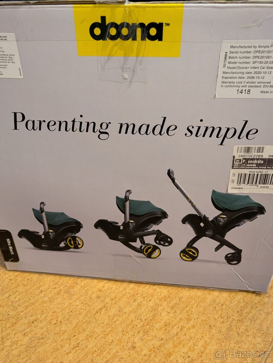 DOONA +- autosedačka a kočárek v jednom - PC: 20.000 - 6