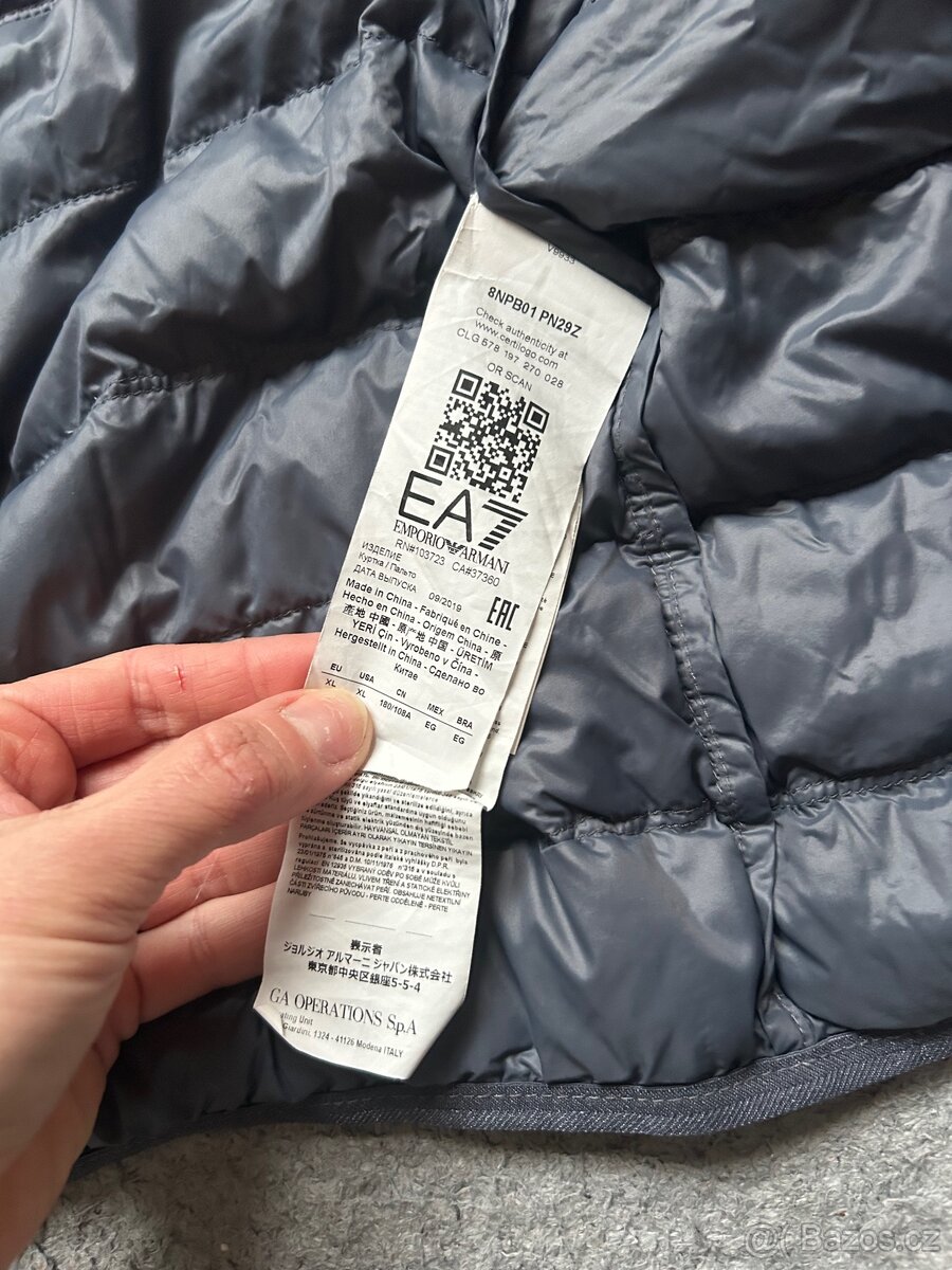 Emporio Armani pánská péřová bunda - 6