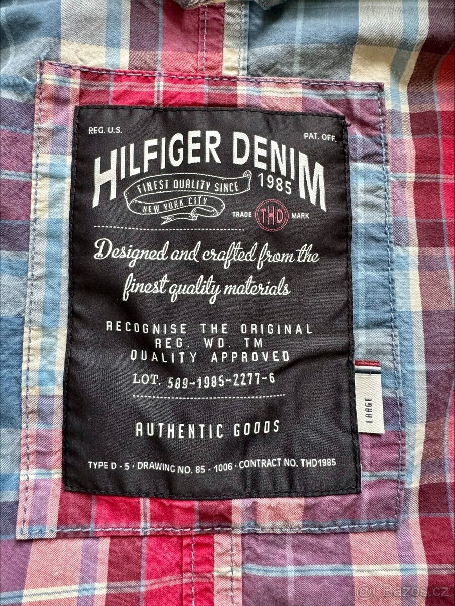 Pánská plátěná bunda Tommy Hilfiger - 6