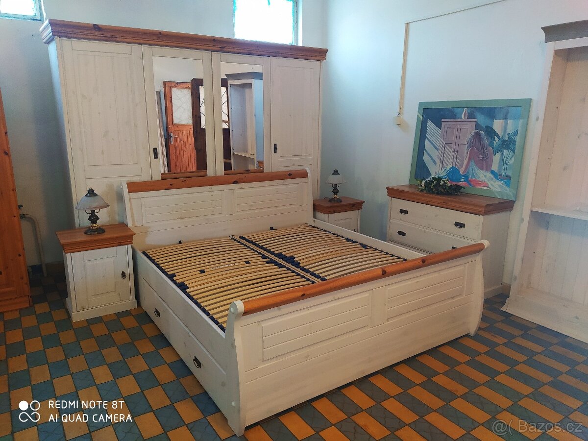KOMPLETNÍ DŘEVĚNÁ LOŽNICE LAVA - 6