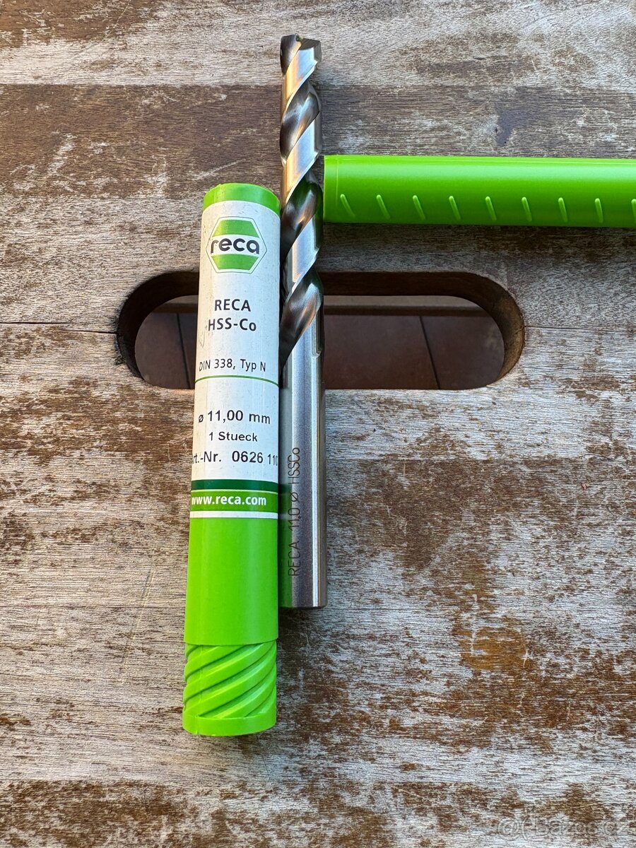 RECA - sada - spirálové vrtáky válcová stopka - 6