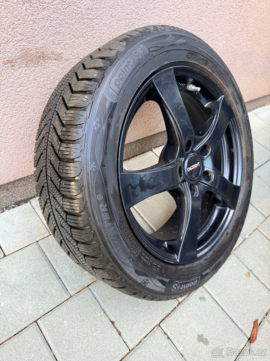 Sada 4× alu kola DEZENT + zimní pneumatiky Point S Wintersta - 6
