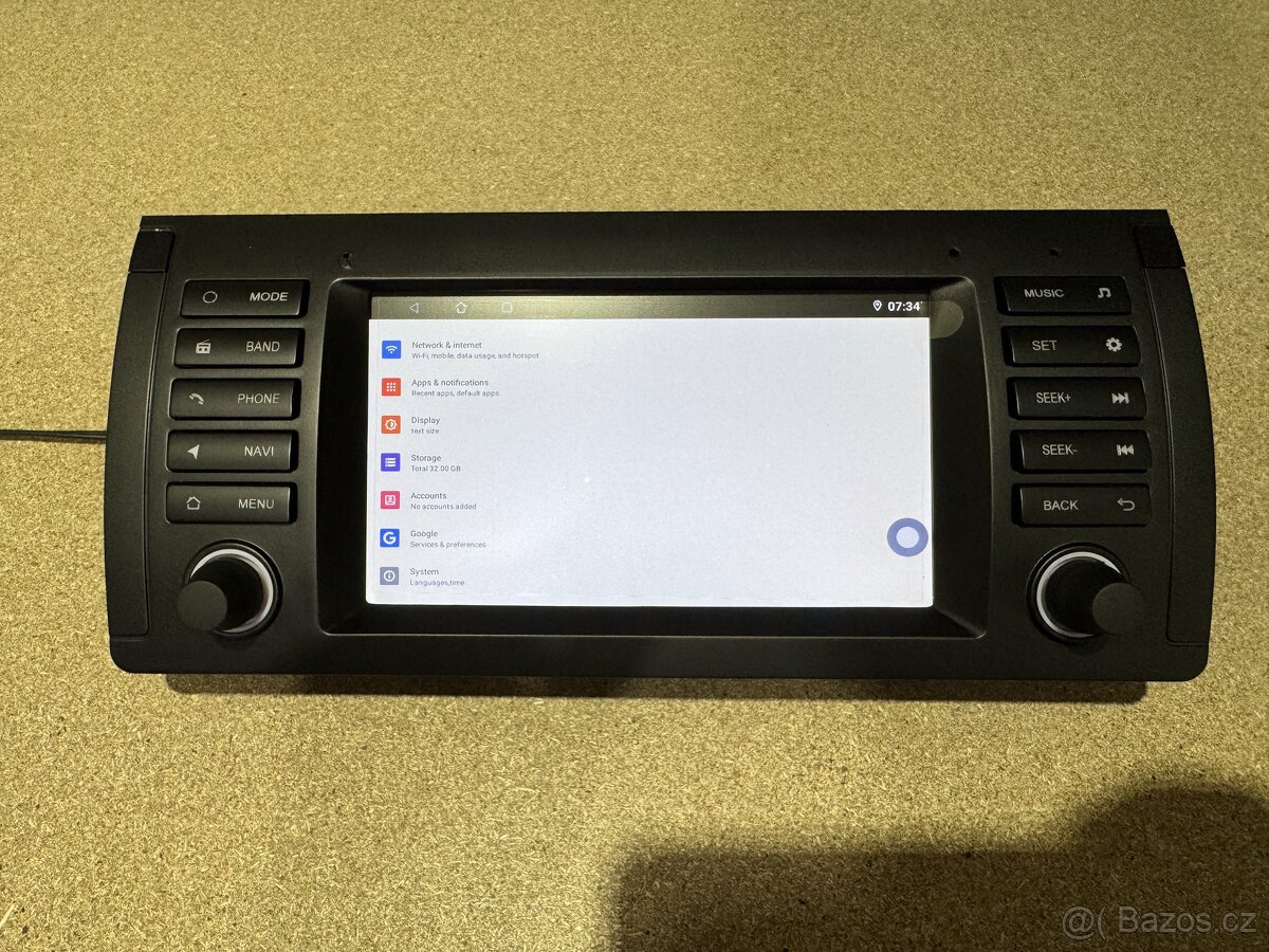 NOVÉ 7" Android 14 Autorádio BMW E39 řada 5, E53 X5 - 6