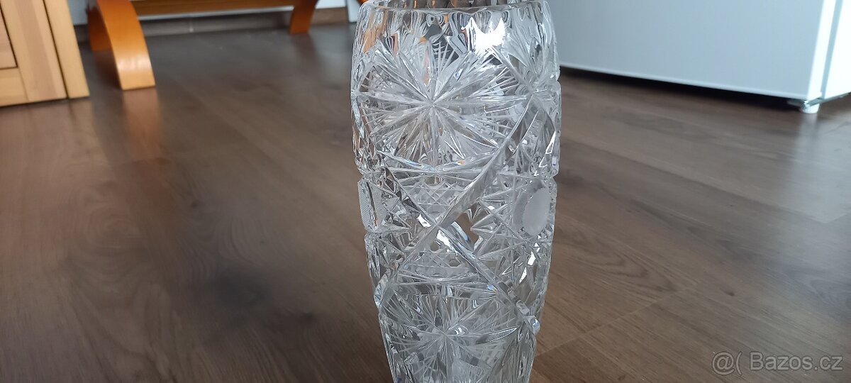 Broušené sklo vázy sada - 6