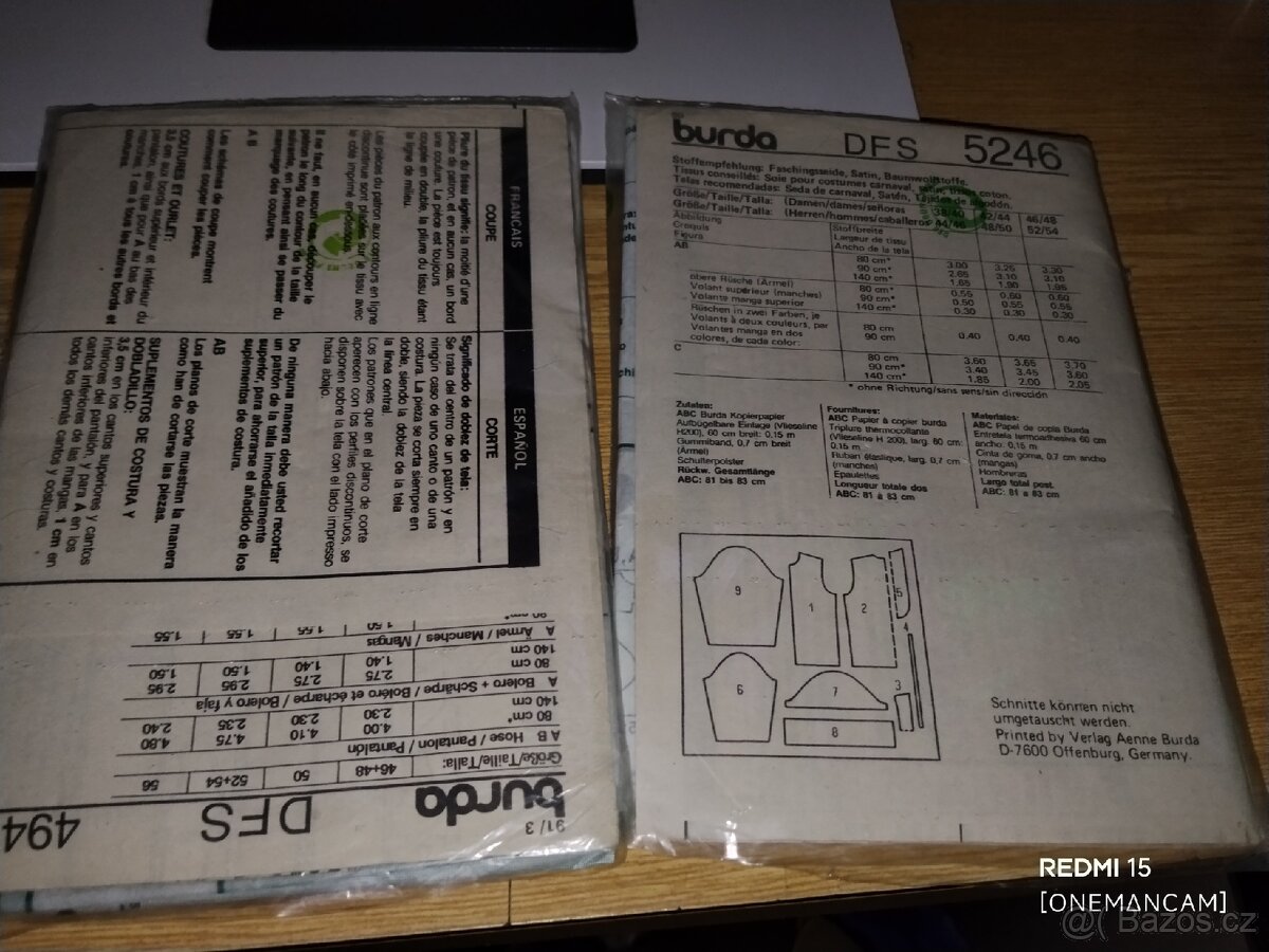 Burda (2000–2001) + karnevalové střihy - 6