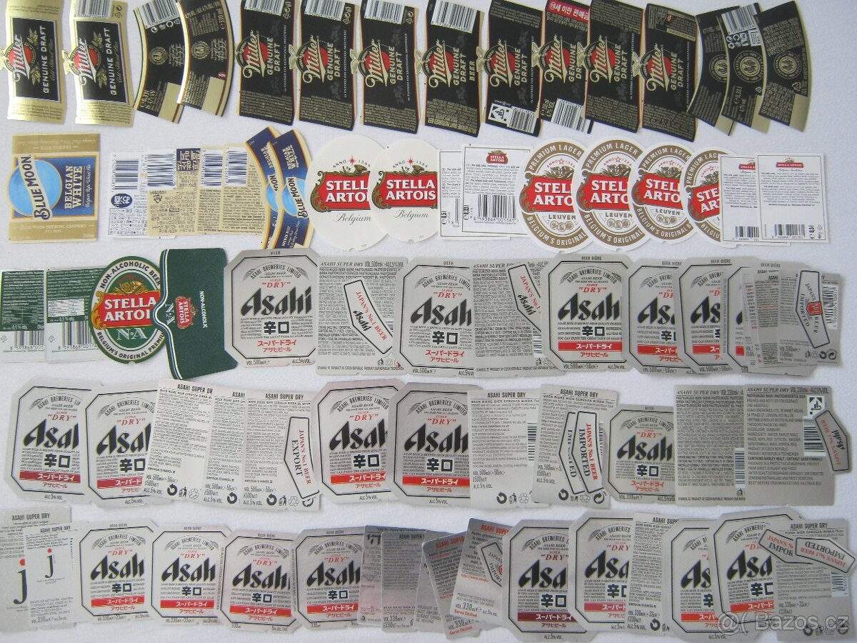 pivní etikety Praha Smíchov Staropramen sbírka 864ks - 6