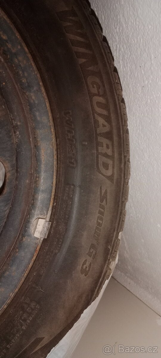 Plechove disky vw r16 obute m+s - 6