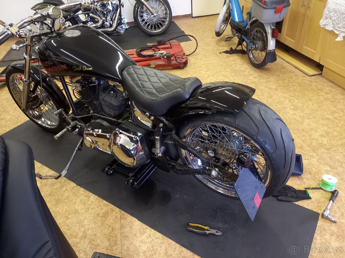 Harley davidson softail stavba - 6
